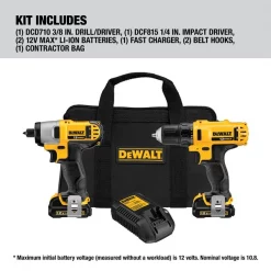 Cordless CombInation Kit, 1.5A/hr., Li-Ion
