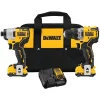 Dewalt Cordless CombInation Kit, 2 Tools, 12V DC