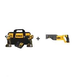 Dewalt Cordless 20V Drill, Impact, Recip Saw