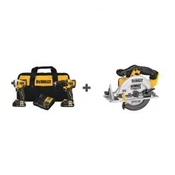 Dewalt Cordless 20V Drill, Impact, Circ Saw