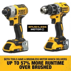 Cordless CombInation Kit, 2.0Ah, DEWALT 20V XR