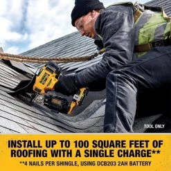 20V MAX* 15 degree Cordless Coil Roofing Nailer