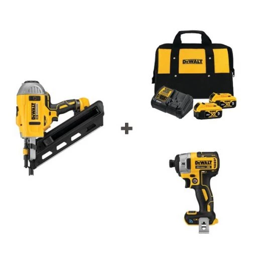 Cordless Nailer and Impact w/DCB205-2CK