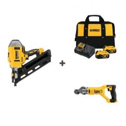 Dewalt Cordless Nailer and Sheers w/DCB205-2CK