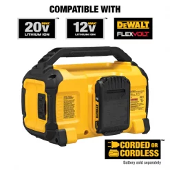 Dewalt Jobsite Bluetooth Speaker, 12.0V, Li-Ion 11 Jobsite Bluetooth Speaker, 12.0V, Li-Ion