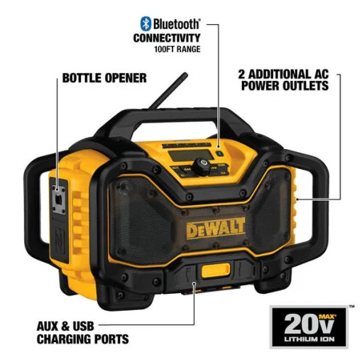 FLEXVOLT Jobsite Charger Radio, Bare tool