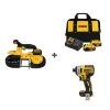 Dewalt Cordless Bandsaw and Impact w/DCB205-2CK
