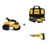 Dewalt Cordless Bandsaw and Sheers w/DCB205-2CK
