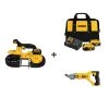 Dewalt Cordless Bandsaw and Sheers w/DCB205-2CK