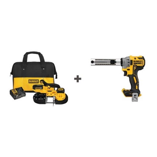 Dewalt Cordless Bandsaw Kit w/Cable Stripper 1 Cordless Bandsaw Kit w/Cable Stripper
