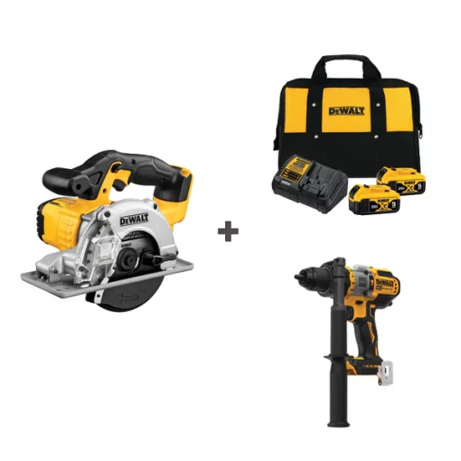 Dewalt Cordless Circ Saw and Drill w/DCB205-2CK 1 Cordless Circ Saw and Drill w/DCB205-2CK
