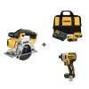 Dewalt Cordless Circ Saw and Impact w/DCB205-2C