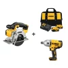 Dewalt Cordless Circ Saw and Impact w/DCB205-2C