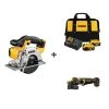 Dewalt Cordless Circ Saw and Grindr w/DCB205-2C