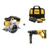 Dewalt Cordless Circ Saw and Drill w/DCB205-2CK