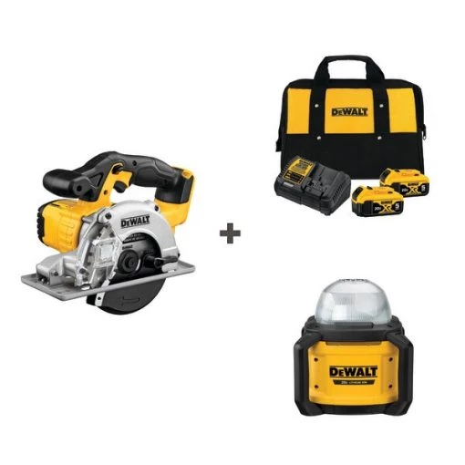 Cordless Circ Saw and Light w/DCB205-2CK