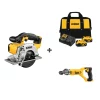 Dewalt Cordless Circ Saw and Sheers w/DCB205-2C