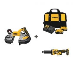 Cordless Saw and Grindr w/DCB205-2CK