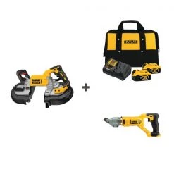 Cordless Saw and Sheers w/DCB205-2CK
