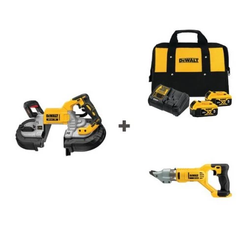 Cordless Saw and Sheers w/DCB205-2CK