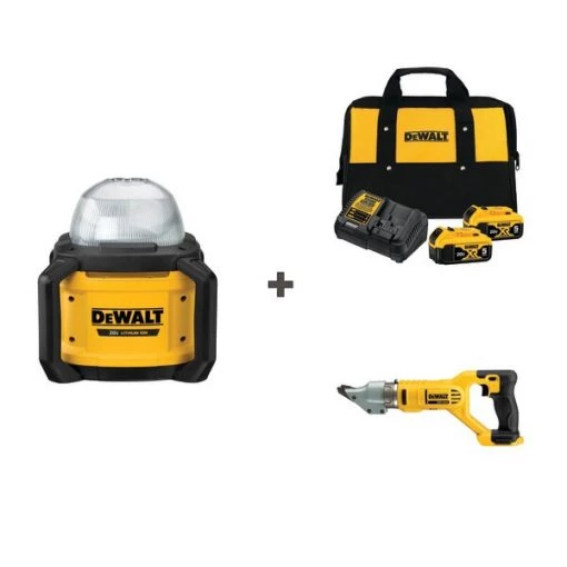 Cordless Saw and Light w/DCB205-2CK