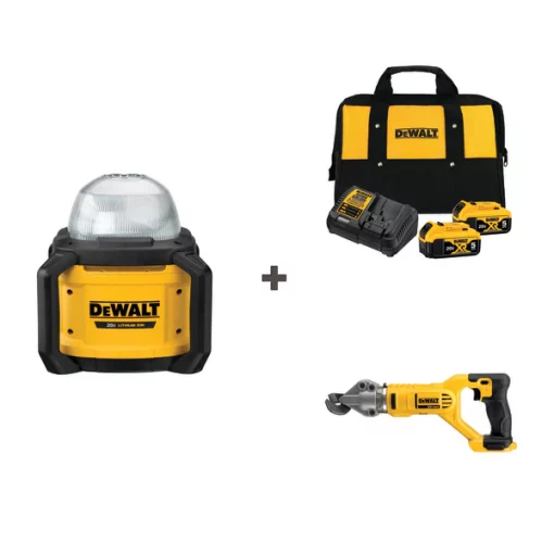 Cordless Saw and Light w/DCB205-2CK