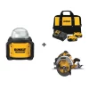 Dewalt Cordless Saw and Light w/DCB205-2CK