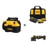 Dewalt Vacuum and Cordless Grindr w/DCB205-2CK
