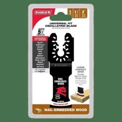 Universal Fit Bi-Metal Oscillating Blade