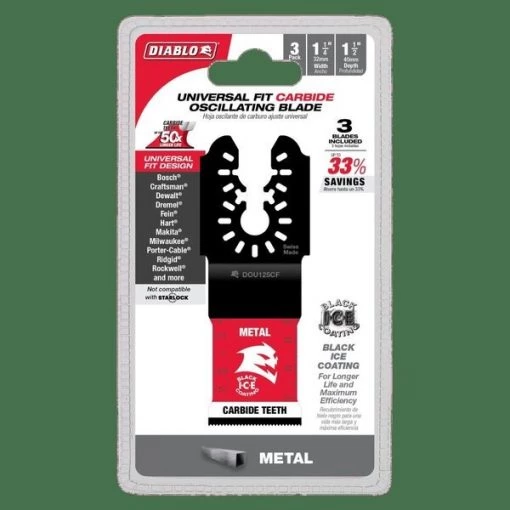 Universal Fit Carbide Oscillating B, PK3