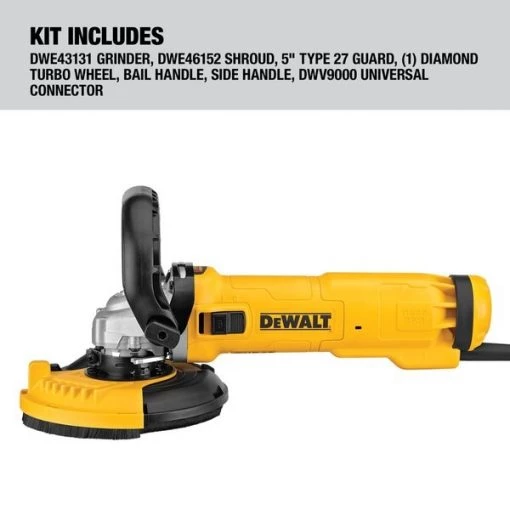 4-1/2 IN. – 5 IN. SURFACE GRINDING DUST SHROUD KIT