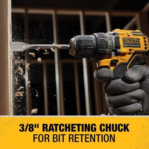 Drill, Cordless, 1, 500 RPM, 12V DC