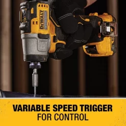 Dewalt Impact Driver, Pistol Grip, 12VDC 3 Impact Driver, Pistol Grip, 12VDC