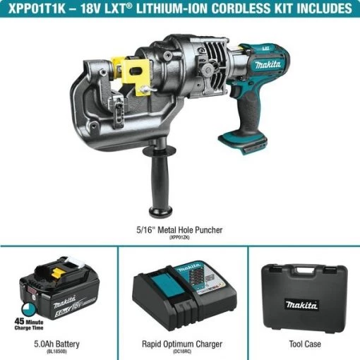 18V LXT® 5/16" Metal Hole Puncher Kit (5.0Ah)