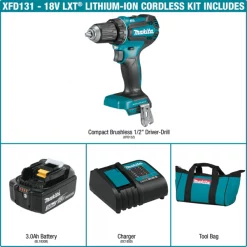 1/2 in, 18V DC Cordless Drill