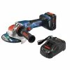 Bosch Angle Grinder, 18V DC, 5 in or 6 in Wheel Dia.