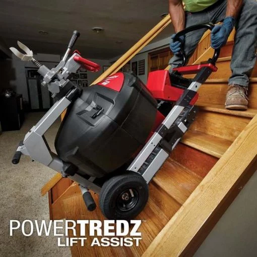 MX FUEL Sewer Drum Machine w/ POWERTREDZ for 5/8“ – ¾“ Cable