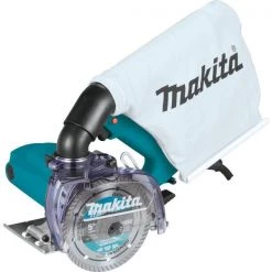 Makita 5" Dry Masonry Saw with Dust Extraction
