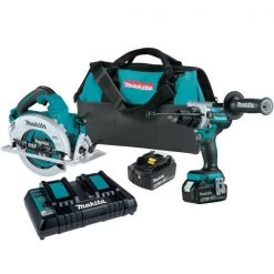 Makita LXT Brushless 2pcs, Combo Kit, 18V, (5.0Ah)