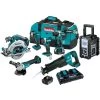 Makita LXT Brushless 7pcs, Combo Kit, 18V, (5.0Ah)