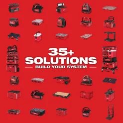 M12 FUEL Cordless Combo Kit w/ Packout Rolling Toolbox, 75PC Drill Set