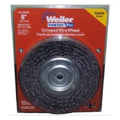 Weiler Bench Grinder Wire Wheel, 6"dia., 36003