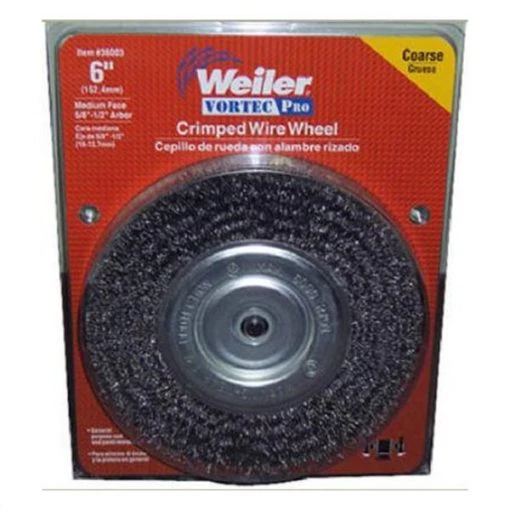 Bench Grinder Wire Wheel, 6"dia., 36003