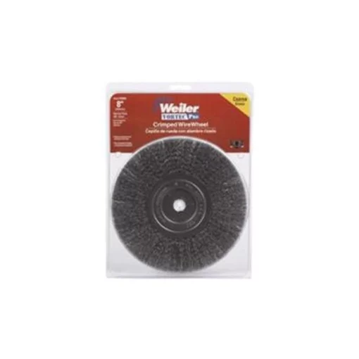 Weiler Bench Grinder Wire Wheel, 8"dia., 36005 1 Bench Grinder Wire Wheel, 8"dia., 36005