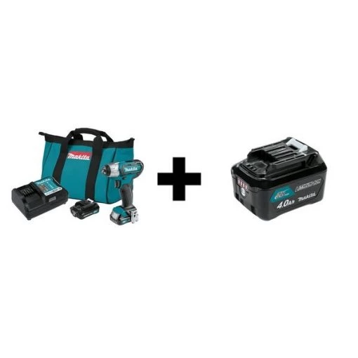 Makita Cordless Impact Wrench Kit, 12V, w/Battery 1 Cordless Impact Wrench Kit, 12V, w/Battery