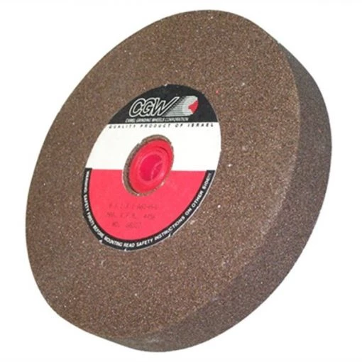 Cgw Abrasives Bench Grinder Wheel, 6" X 1" X 1" With Bushings Down To 5/8", Brown Aluminum Oxide, 60 Grit 1 Bench Grinder Wheel, 6" X 1" X 1" With Bushings Down To 5/8", Brown Aluminum Oxide, 60 Grit
