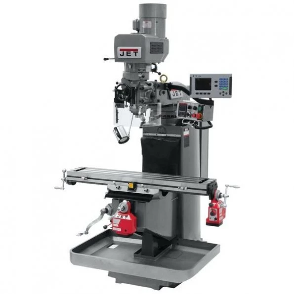 Jet Tools JET JTM-949EVS Mill w/ Acu-Rite 200S DRO w/ X and Y Axis Powerfeeds 1 JET JTM-949EVS Mill w/ Acu-Rite 200S DRO w/ X and Y Axis Powerfeeds