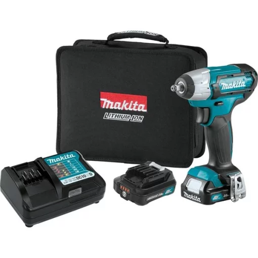Makita ® 12V max CXT® 2.0 Ah Li-Ion Cordless 3/8 in. Square Drive Impact Wrench Kit 1 ® 12V max CXT® 2.0 Ah Li-Ion Cordless 3/8 in. Square Drive Impact Wrench Kit