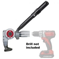 Malco Products 16 Gauge Metal Cutting TurboShear Drill Attachment