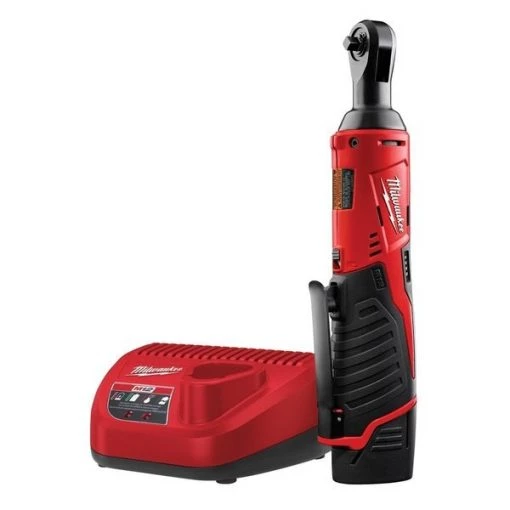 M12 Cordless 1/4 in. Lith-Ion Ratchet w/ (1) REDLITHIUM CP1.5 Battery Kit